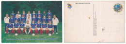 CPM 10.5 X 15 Sports Football Photo De L'équipe De France 1998 Championne Du Monde Entier Postal - Calcio