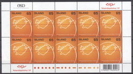 Iceland 2006 First Telephone Service In Iceland Sheetlet MNH VF - Ungebraucht