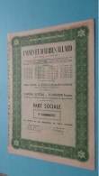 Usines Et Acièries ALLARD à Mont-sur-MARCHIENNE - Part Sociale > N° 28002 ( Après Le 6/10/1944 ) ! - A - C