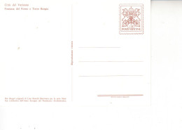 VATICANO  1977 - Intero Postale - Fontana Del Forno  Torre Bogia - Enteros Postales