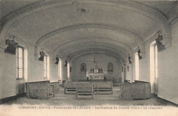 FRANCE - Corbigny - Pensionnat St Léonard - Institution De Jeunes Filles - La Chapelle - Carte Postale Ancienne - Corbigny