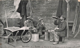 FRANCE - Berges De La Seine - L'heure De La Soupe Sur La Berge - Carte Postale Ancienne - Sonstige & Ohne Zuordnung