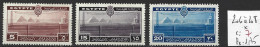 EGYPTE 206 à 208 * Côte 7 € - Unused Stamps