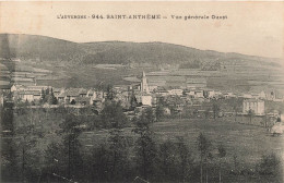 FRANCE - Saint Anthème - Vue Générale Ouest - Carte Postale Ancienne - Other & Unclassified