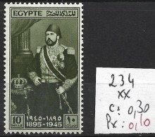 EGYPTE 234 ** Côte 0.30 € - Unused Stamps