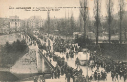 Besançon * 1er Avril 1906 Cavalcade Au Profit Des Mineurs De Courrières , Char De La Presse , Le Trésor - Besancon