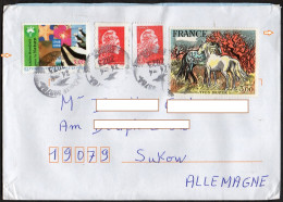 Frankreich 1978, 1998, 2022 MiNr. 2131 Y. Brayer, 3341. Naturschutzunion,.....   Auf Brief/ Letter    100g - Lettres & Documents