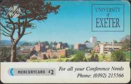 Paytelco Cards - PYU008 University Of Exeter - Conference Needs - £2 - 1PEXA - Mercury Communications & Paytelco