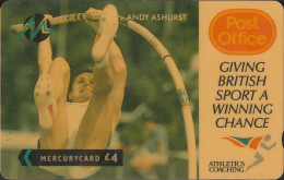 Paytelco Cards - PYPO002 - Sport: Andy Ashurst - £4 - 5PPOB - Mercury Communications & Paytelco