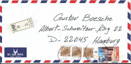 Lebanon Registered Air Mail Cover Sent To Germany 12-2-2000 - Lebanon