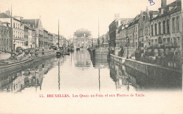 BELGIQUE - Bruxelles - Quai Aux Foin Et Aux Pierres De Taille - Carte Postale Ancienne - Sonstige & Ohne Zuordnung