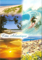 CPM - COTE ATLANTIQUE - MULTIVUES - SURF - Aquitaine