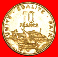 * FRANCE (1977-2017): DJIBOUTI  10 FRANCS 1996 UNC MINT LUSTRE SHIP! · LOW START ·  NO RESERVE! - Djibouti