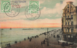 BELGIQUE - Ostende - Marée Haute - Carte Postale Ancienne - Oostende