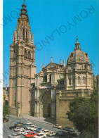 Delcampe - CARTOLINA  TOLEDO,CASTILLA-LA MANCHA,SPAGNA-PUERTA PRINCIPAL CATEDRAL-NON VIAGGIATA - Toledo