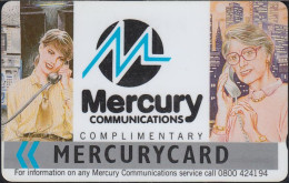 Mercury - MER077 - Complimentary - Girl Phoning - 50p - 21MERA - Mercury Communications & Paytelco