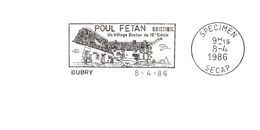Département Du Morbihan - Bubry - Flamme Secap SPECIMEN - Mechanical Postmarks (Advertisement)