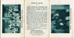 Lot De 2 Calendriers En 3 Volets 1939 "Oeuvre Pontificale De La Sainte Enfance"   Annam, Madagascar, Maduré - Petit Format : 1921-40