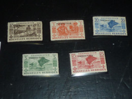 NOUVELLES HEBRIDES TIMBRE-TAXE 1953 N°26/30  - NEUF SANS CHARNIERE (CV) - Postage Due