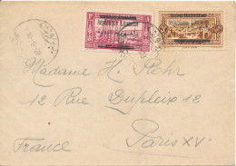 Lebanon Cover Sent To France 10-9-1928 - Lebanon