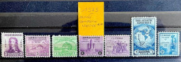 1933 - US USA Etats Unis - Année Complète De 7 Timbres Neufs** - Unused Stamps