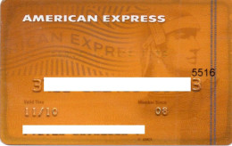 INDONESIA - CREDIT BANK CARD - AMERICAN EXPRESS - AMEX GOLDEN - BACK NOT PERFECT AS IN PIC - Credit Cards (Exp. Date Min. 10 Years)