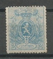 Belgique Belgie Belgium COB 24a MNG / (*) 1867 Petit Lion (Neuf Sans Gomme) - 1866-1867 Blasón