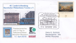 Germany Deutschland  68 Landesverbandstag Bayerische Phil Ver Am Bahnhof München - Moosach 17-04-2016 - Tramways