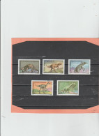 Romania 1994 - (YT) 4153/58 Used "Faune Prehistorique" - Serie Completa (manca 1 Valore) - Usado