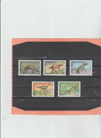 Romania 1994 - (YT) 4153/58 Used "Faune Prehistorique" - Serie Completa (manca 1 Valore) - Used Stamps
