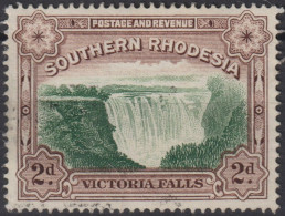 1941 Südrhodesien ° Mi:GB-SR 36A, Sn:GB-SR 37, Yt:GB-SR 35, Victoria Falls Inscribed "POSTAGE AND REVENUE" - Southern Rhodesia (...-1964)