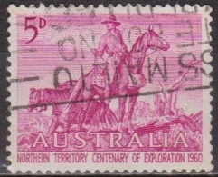 Exploration Du Nord - AUSTRALIE - Cavalier - N° 268 - 1960 - Used Stamps