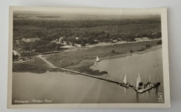 Badehotel "Weißer Berg", Bahnstation Steinhude, Luftbild-AK, 1935 - Steinhude