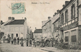 77 - SEINE ET MARNE - REBAIS - Rue De L'étang - Cycles EVRARD - Superbe Animation - 10907 - Rebais