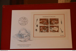 FDC OSLO 9 AVRIL 1990 WORLD FIRST POSTAGE STAMP - FDC