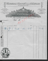 FACTURE ILLUSTRÉE H. REYNAUD OMNIUM ÉLECTRIQUE ( ELECTRICITÉ ) À PARIS RUE VAUGIRARD X CAEN X LE MANS : - Elektrizität & Gas