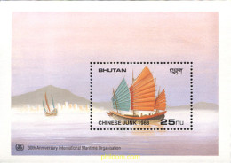 293077 MNH BHUTAN 1989 30 ANIVERSARIO DE LA ORGANIZACION MARITIMA INTERNACIONAL - Bhoutan