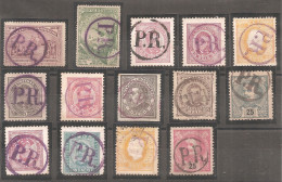 Portugal, 1882..., Marcofilia, "PR", Used - Oblitérés