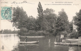 FRANCE - Enghien Les Bains - Le Lac à L'embarcadère Saint Gratien - Carte Postale Ancienne - Other & Unclassified
