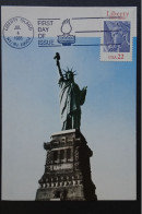 Carte Maximum 2421 Barholdi Liberty  Obl: USA - Cartoline Maximum