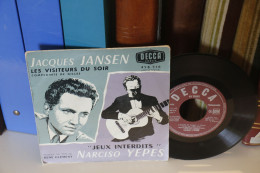 JACQUES JANSEN LES VISITEURS DU SOIR JEUX INTERDITS NARCISO YEPES - Musique De Films