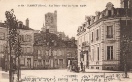 FRANCE - Clamecy - Rue Thiers - Hôtel Des Postes - EDSA - Carte Postale Ancienne - Clamecy