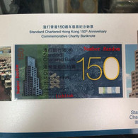 2009 Hong Kong Standard Charter Bank  $150 Commemorative Banknote UNC  Number Random - Hongkong