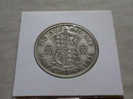 Half Crown 1938 Pièce De Monnaie En Argent - Otros & Sin Clasificación