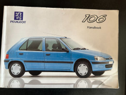 Peugeot 106 (97) Handbook (Manuel D'utilisation) - Sonstige & Ohne Zuordnung