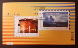 Canada 2007  USED Sc 2212   2.07$ Souvenir Sheet, Mary Pratt - Oblitérés