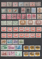 Hongrie Bel Ensemble De Timbres Taxe (57 Val) Oblitérés - Postage Due