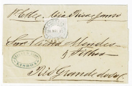 Portugal, 1890, # 43g Dent. 12 3/4, Tipo II, Para A Austria - Lettres & Documents