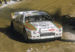 Lancia 037 -  Miki Biasion/Siviero - Rallye Costa Brava 1983  -  15x10cms PHOTO - Rally's