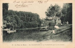 FRANCE - Champigny à La Varenne Par La Rive Droite - Le Tour De Marne - Carte Postale Ancienne - Champigny